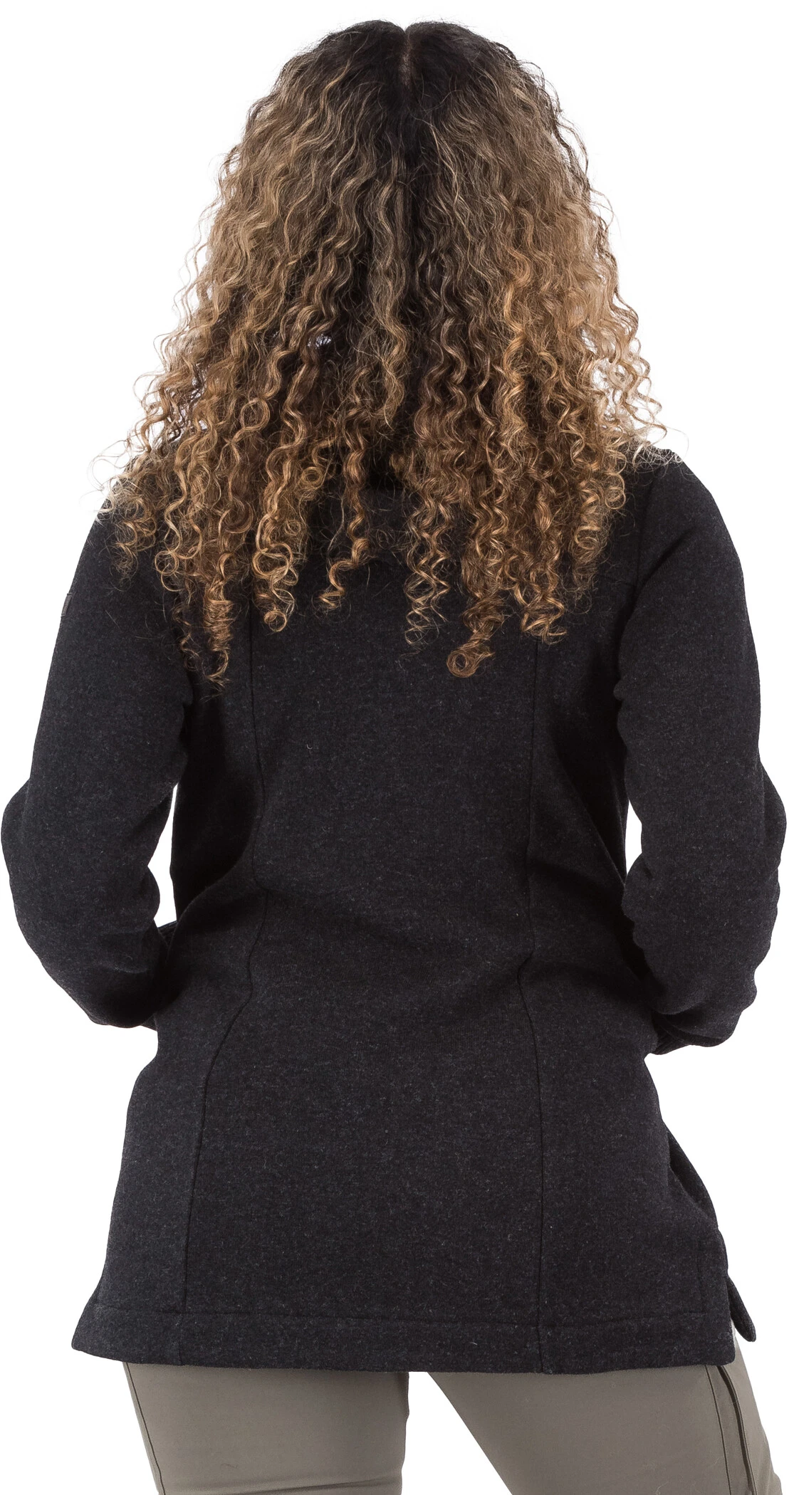 Bergans Oslo Wool Jas Dames, Zwart 6 Bergans Oslo Wool Jas Dames, Zwart - Afbeelding 4