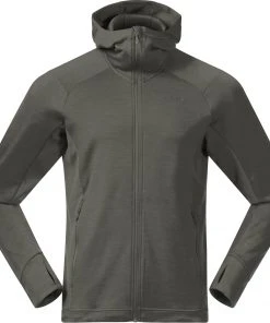 Bergans Ulstein Hooded Wool Jacket Men, Petrol