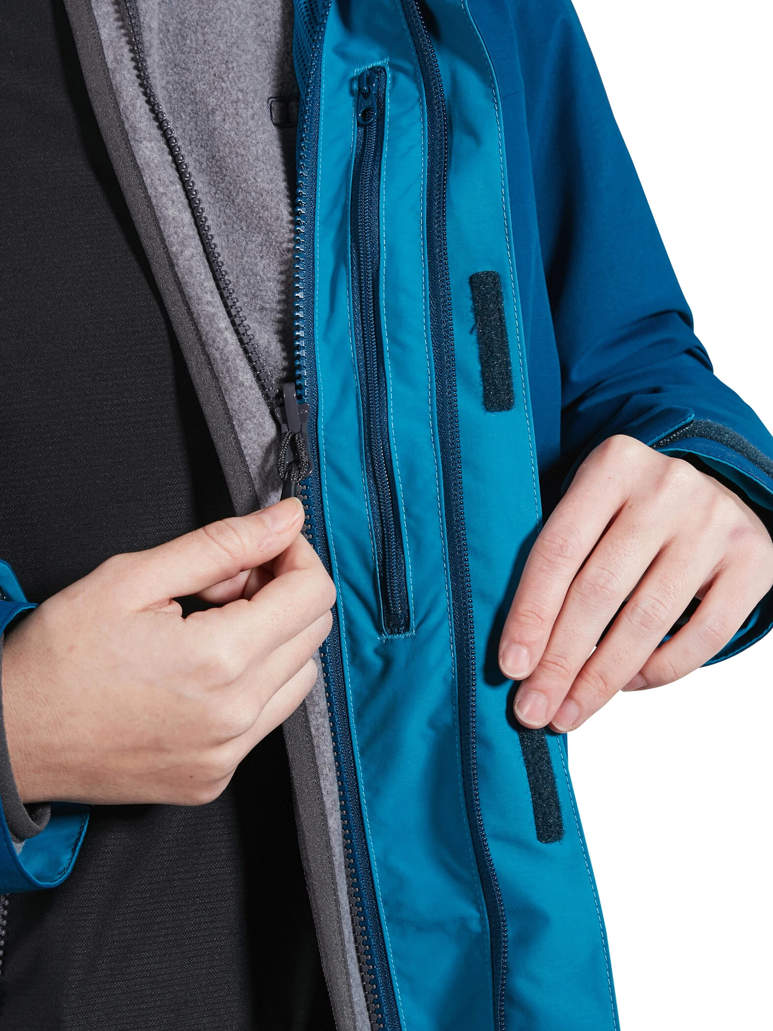 Berghaus Hillwalker InterActive Shell Jacket Women, Blauw 14 Berghaus Hillwalker InterActive Shell Jacket Women, Blauw - Afbeelding 12