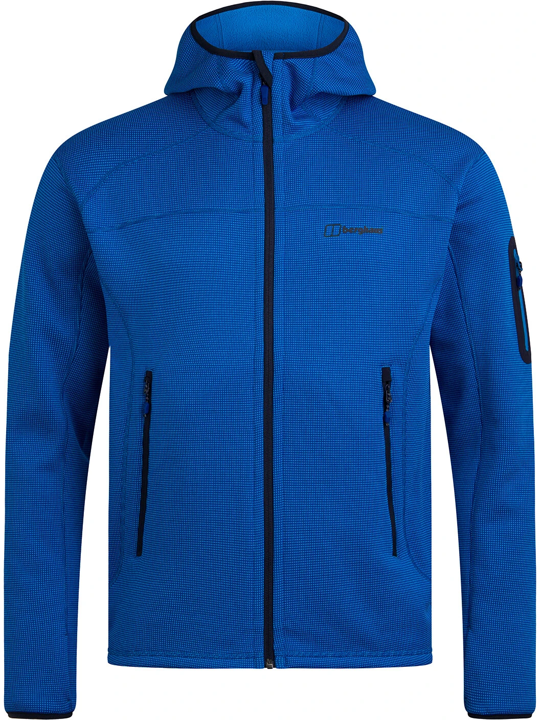 Berghaus Pravitale MTN 2.0 Hooded Fleece Jacket Men, Grijs/zwart 3 Berghaus Pravitale MTN 2.0 Hooded Fleece Jacket Men, Grijs/zwart