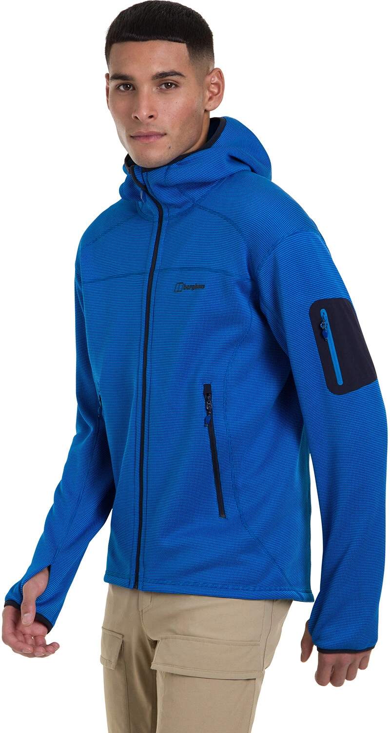 Berghaus Pravitale MTN 2.0 Hooded Fleece Jacket Men, Grijs/zwart 5 Berghaus Pravitale MTN 2.0 Hooded Fleece Jacket Men, Grijs/zwart - Afbeelding 3