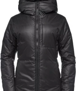 Black Diamond Belay Parka Dames, Zwart