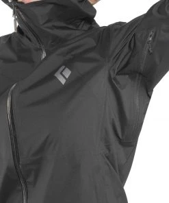 Black Diamond Stormline Stretch Regenjas Dames, Groen -TROLLKIDS Shop black diamond stormline stretch rain shell jacket women black 6