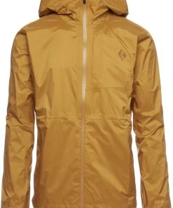 Black Diamond TreeLine Rain Shell Jacket Men, Bruin