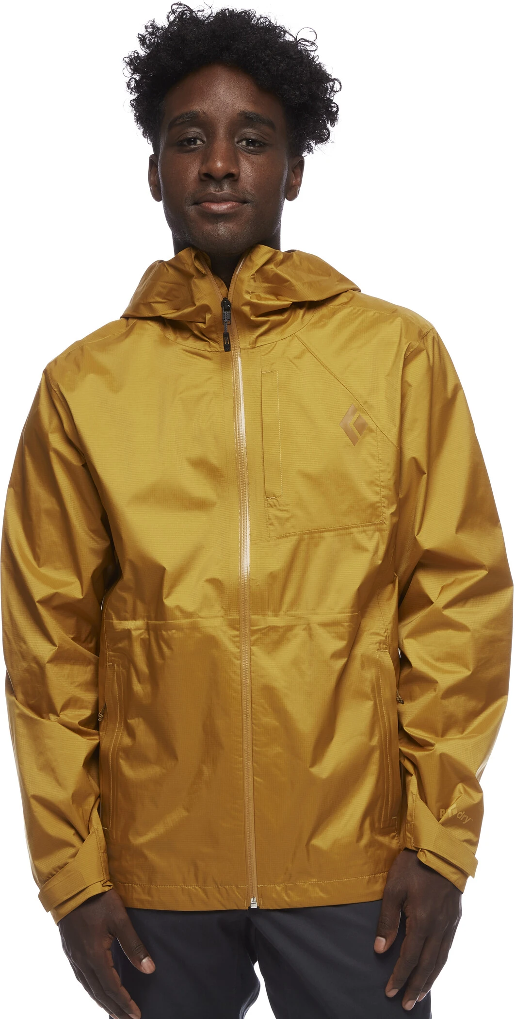 Black Diamond TreeLine Rain Shell Jacket Men, Bruin 4 Black Diamond TreeLine Rain Shell Jacket Men, Bruin - Afbeelding 2