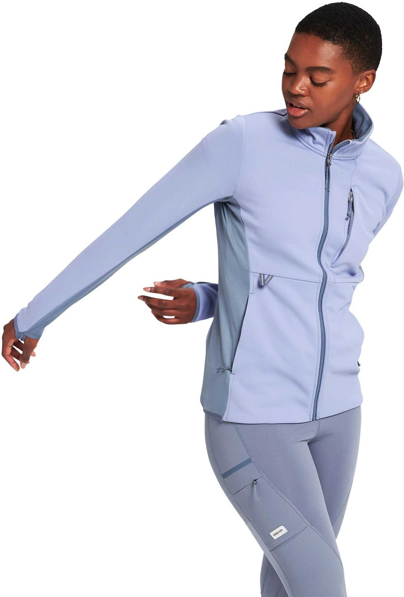 Burton Multipath Full-Zip Fleece Jacket Women, Violet 5 Burton Multipath Full-Zip Fleece Jacket Women, Violet - Afbeelding 3