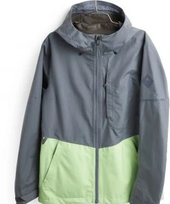 Burton Multipath Shell Jacket Gore-Tex Women, Grijs/groen