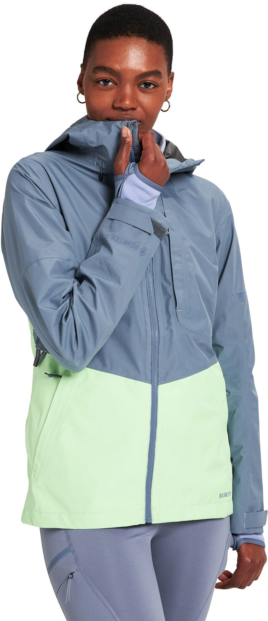 Burton Multipath Shell Jacket Gore-Tex Women, Grijs/groen 6 Burton Multipath Shell Jacket Gore-Tex Women, Grijs/groen - Afbeelding 4