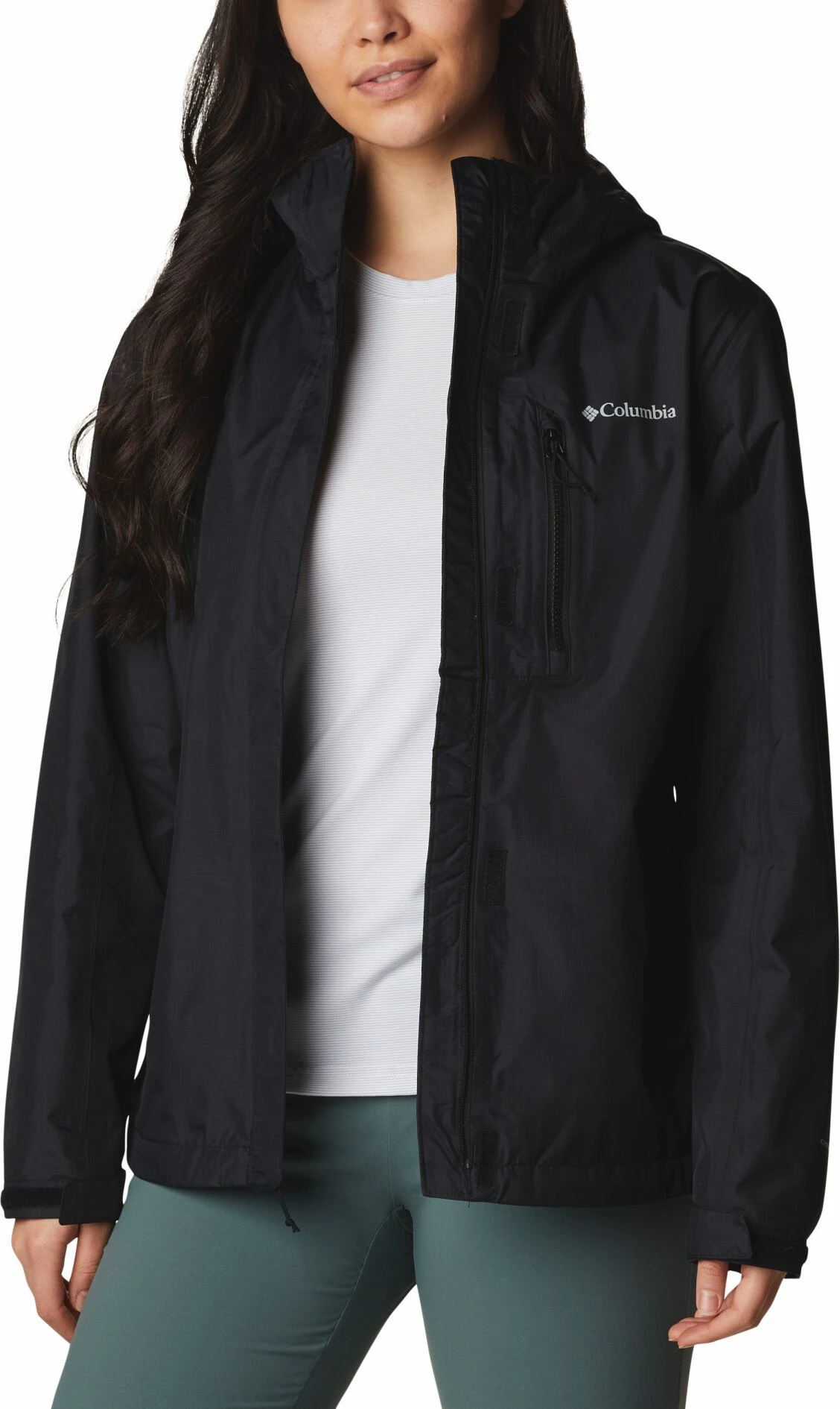 Columbia Pouring Adventure II Jacket Women, Zwart 3 Columbia Pouring Adventure II Jacket Women, Zwart