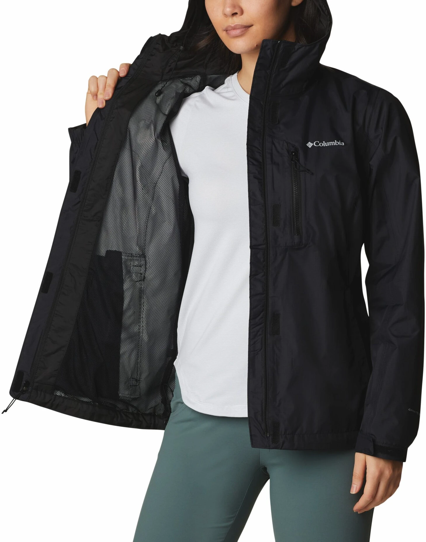 Columbia Pouring Adventure II Jacket Women, Zwart 7 Columbia Pouring Adventure II Jacket Women, Zwart - Afbeelding 5