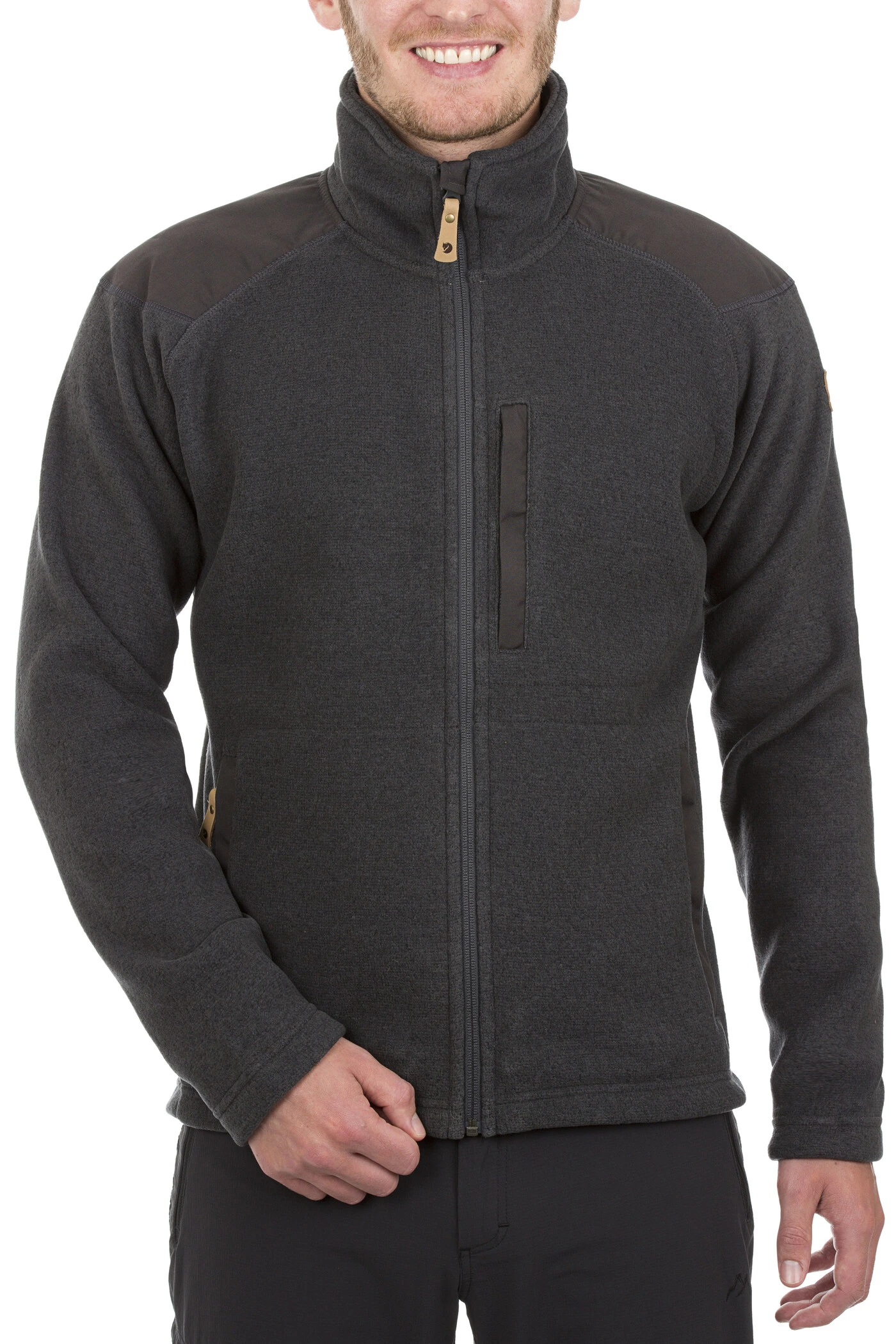 Fjällräven Fjällräven Buck Fleece Jas Heren, Groen 4 Fjällräven Fjällräven Buck Fleece Jas Heren, Groen - Afbeelding 2