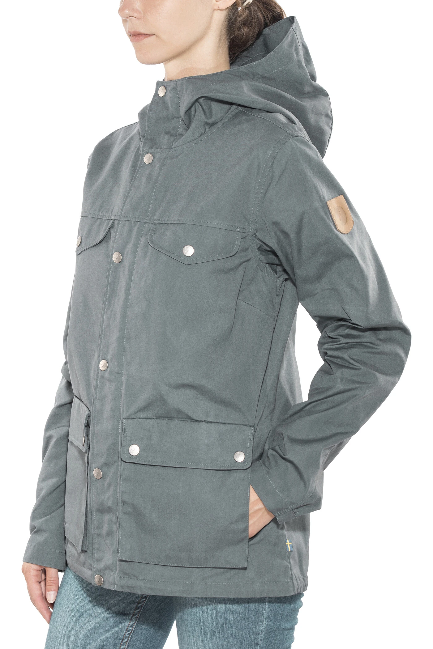 Fjällräven Fjällräven Greenland Jas Dames, Groen 4 Fjällräven Fjällräven Greenland Jas Dames, Groen - Afbeelding 2