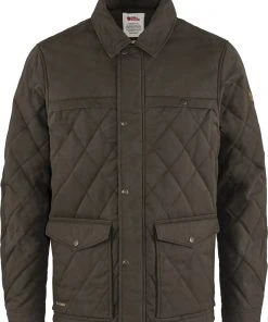 Fjällräven Fjällräven Övik Wool Padded Jacket Men, Olijf