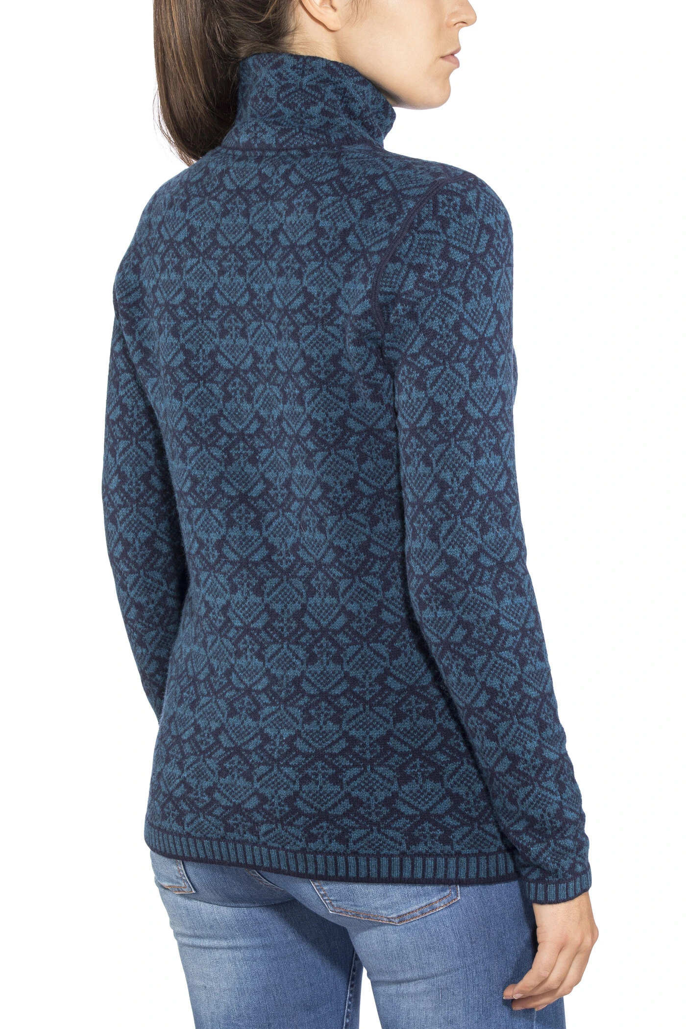 Fjällräven Fjällräven Snow Cardigan Dames, Rood/wit 5 Fjällräven Fjällräven Snow Cardigan Dames, Rood/wit - Afbeelding 3