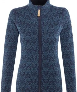 Fjällräven Fjällräven Snow Cardigan Dames, Rood/wit