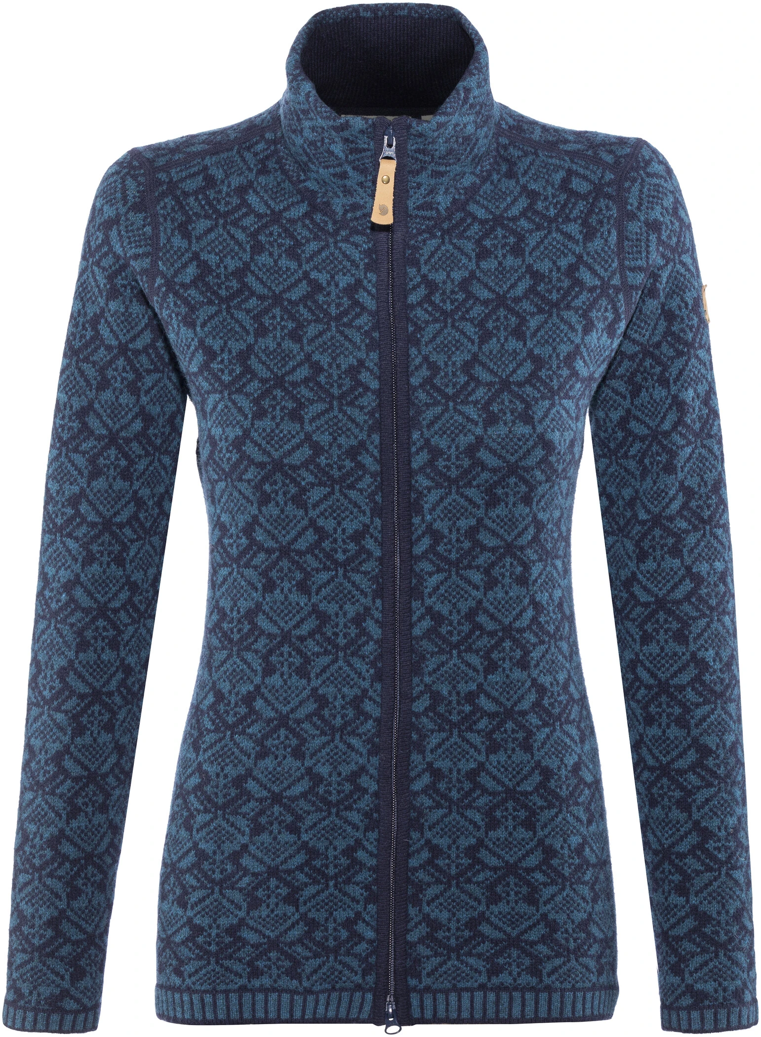 Fjällräven Fjällräven Snow Cardigan Dames, Rood/wit 3 Fjällräven Fjällräven Snow Cardigan Dames, Rood/wit