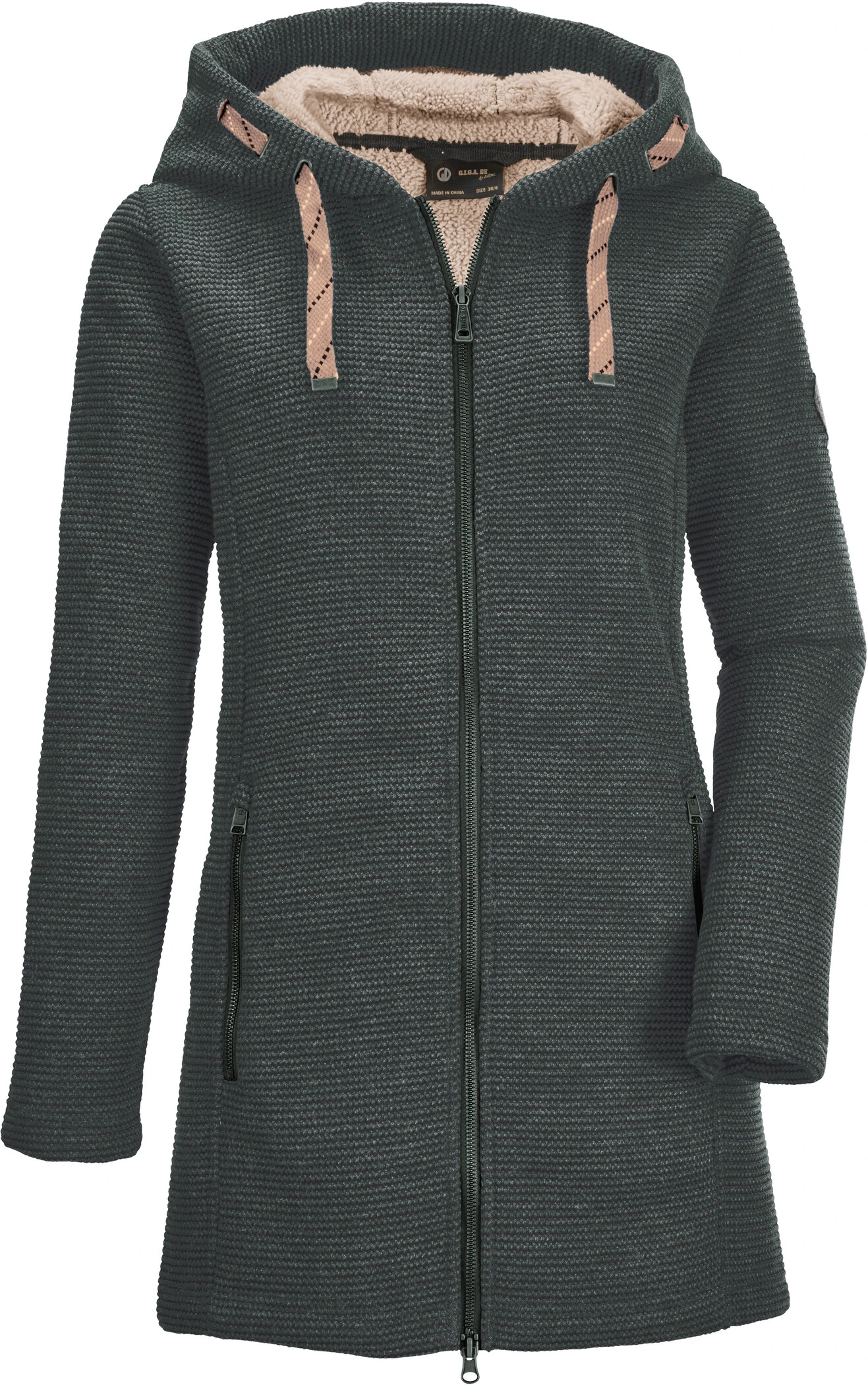G.I.G.A. DX By Killtec GW 54 Knitted Fleece Parka Women, Blauw 3 G.I.G.A. DX By Killtec GW 54 Knitted Fleece Parka Women, Blauw