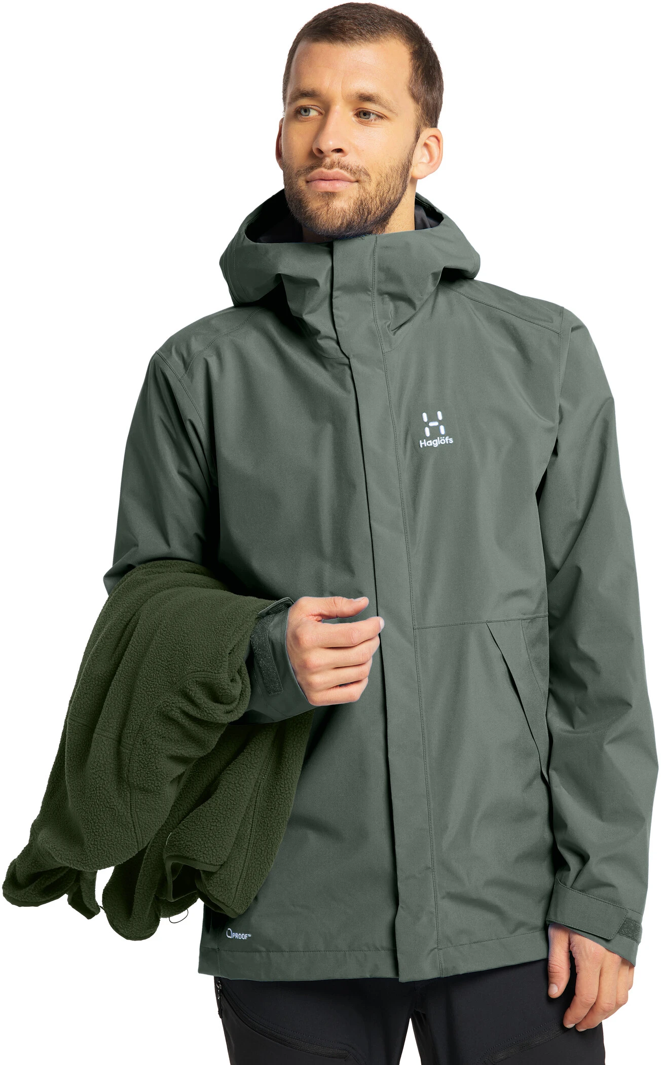 Haglöfs Haglöfs Stuga 3in1 Jacket Men, Zwart 9 Haglöfs Haglöfs Stuga 3in1 Jacket Men, Zwart - Afbeelding 7