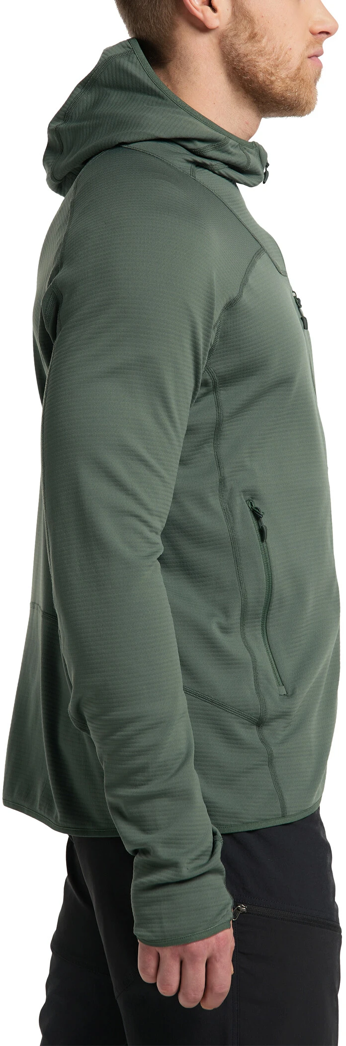 Haglöfs Haglöfs Wool Blend Hood Men, Zwart 7 Haglöfs Haglöfs Wool Blend Hood Men, Zwart - Afbeelding 5