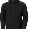 Helly Hansen Paramount Hooded Softshell Jacket Men, Zwart