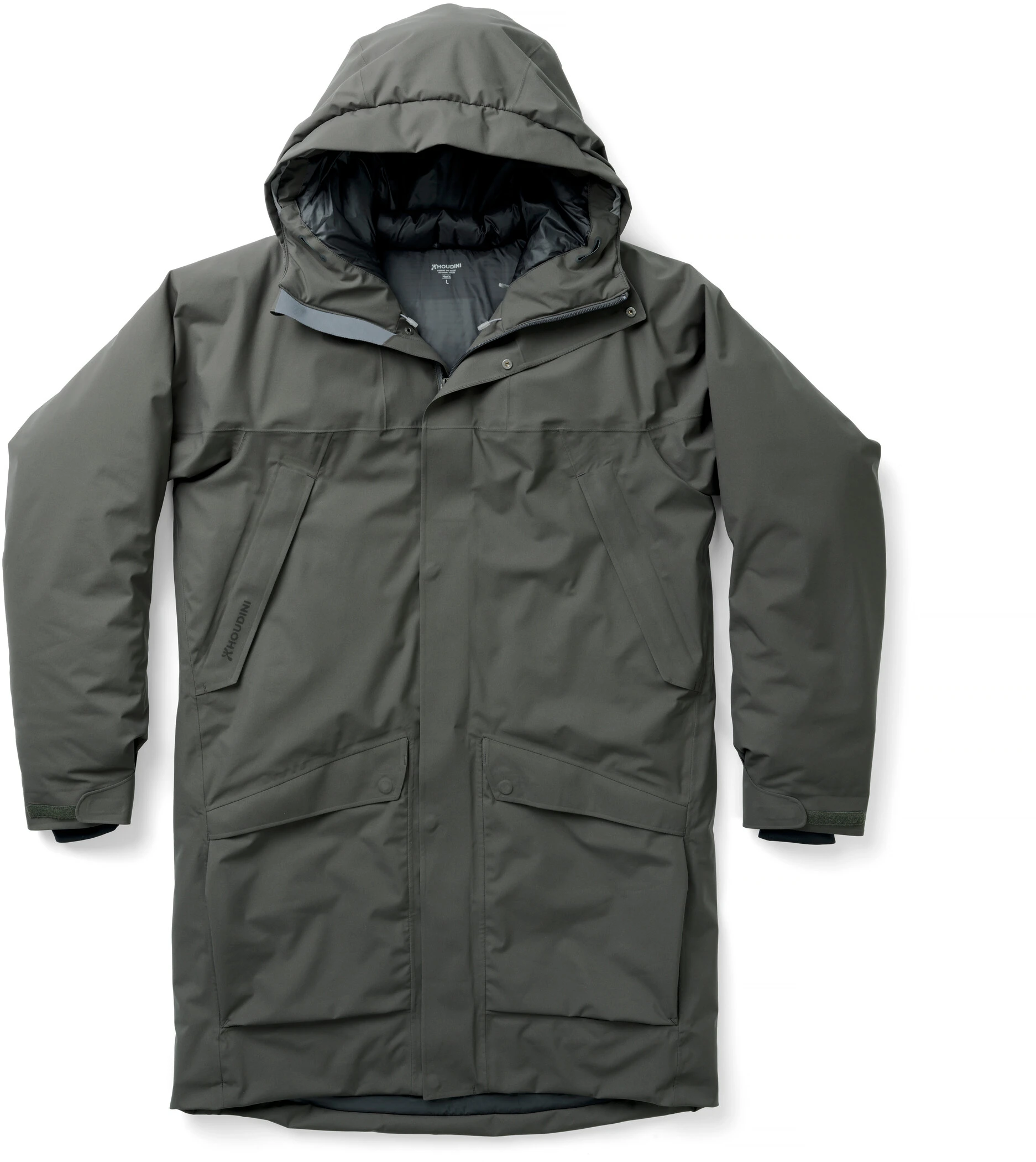 Houdini Fall In Parka Heren, Blauw 3 Houdini Fall In Parka Heren, Blauw