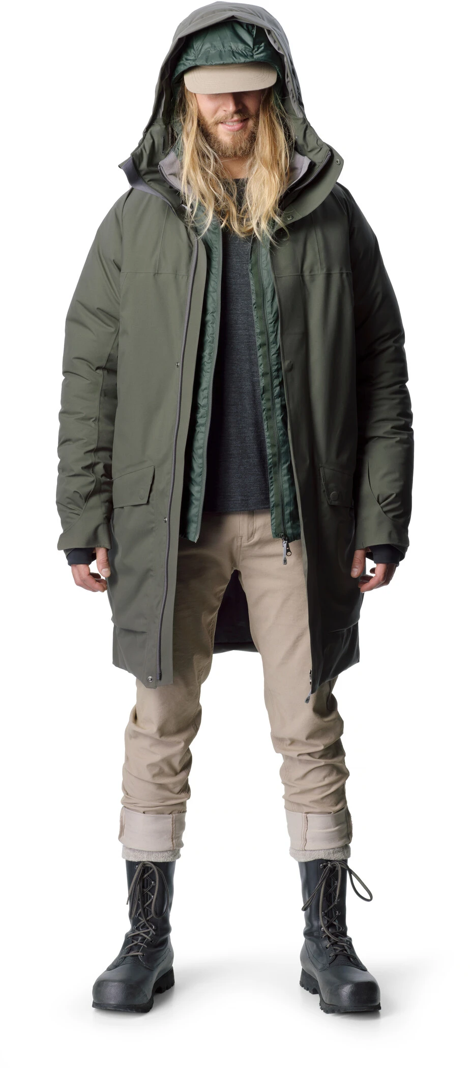 Houdini Fall In Parka Heren, Blauw 9 Houdini Fall In Parka Heren, Blauw - Afbeelding 7