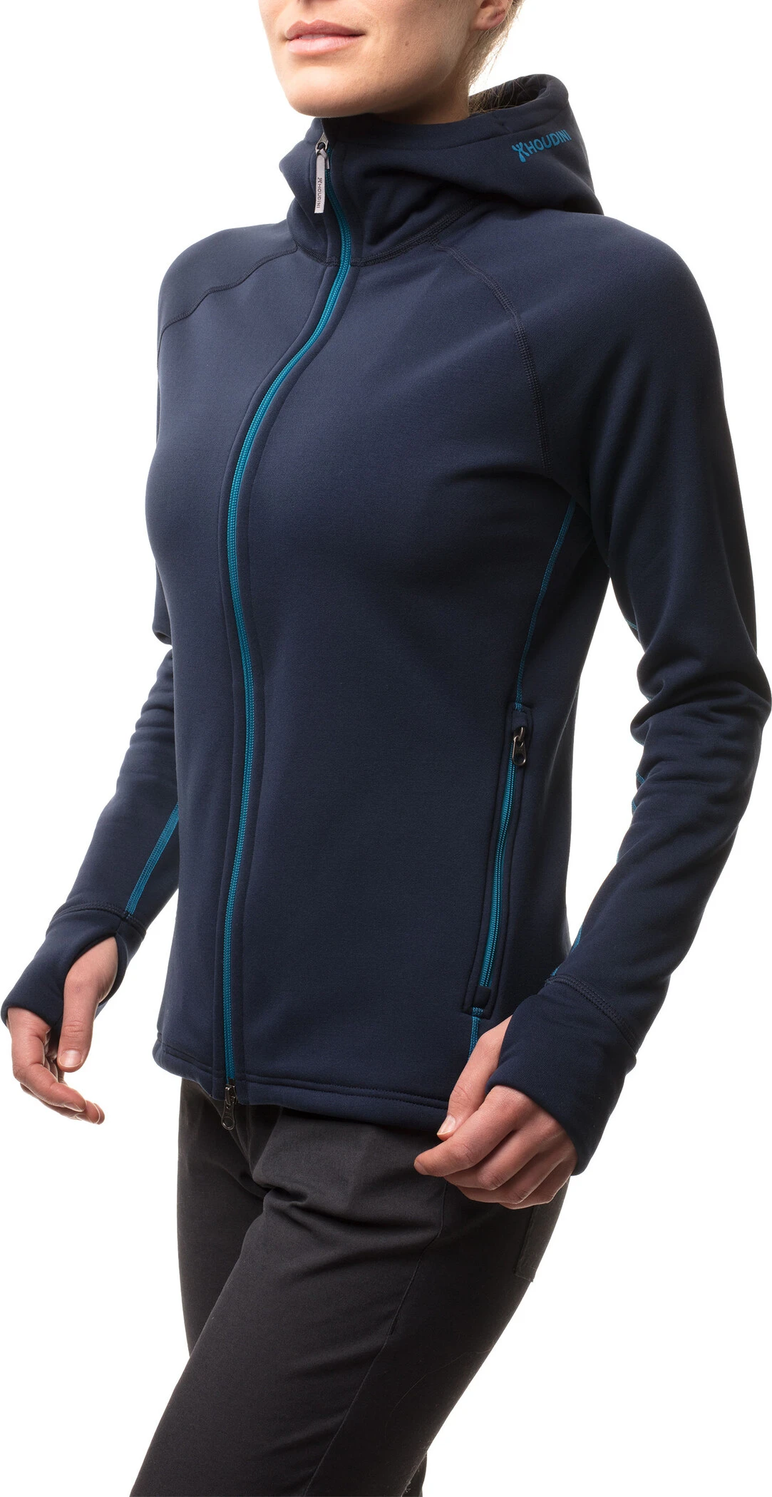 Houdini Power Houdi Jacket Women, Olijf 5 Houdini Power Houdi Jacket Women, Olijf - Afbeelding 3