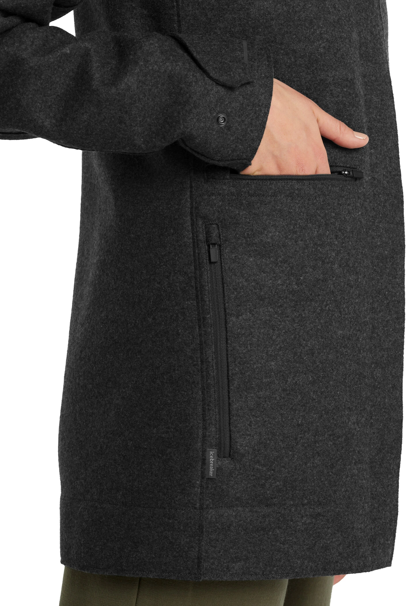 Icebreaker Ainsworth Hooded Jacket Women, Beige 14 Icebreaker Ainsworth Hooded Jacket Women, Beige - Afbeelding 12