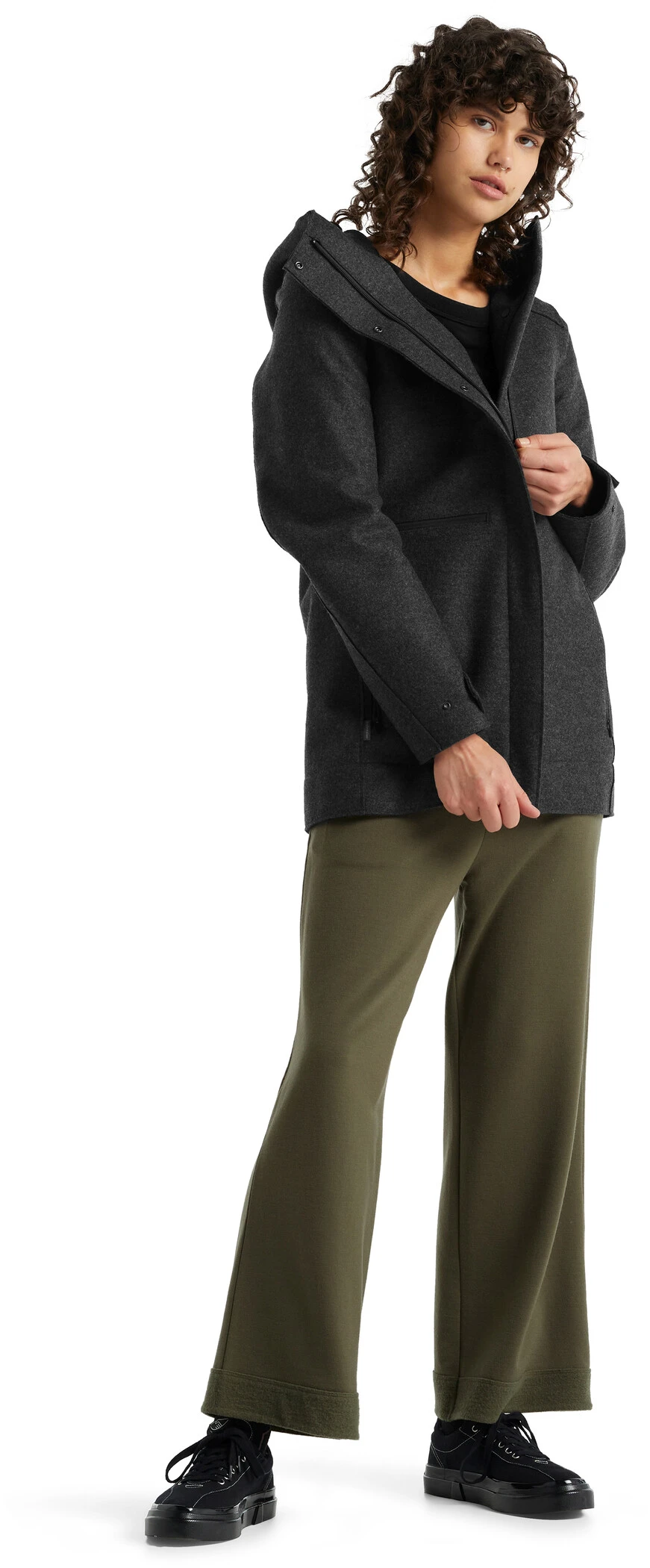 Icebreaker Ainsworth Hooded Jacket Women, Beige 7 Icebreaker Ainsworth Hooded Jacket Women, Beige - Afbeelding 5