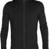 Icebreaker Quantum III LS Zip Hood Jacket Men, Zwart 1 Icebreaker Quantum III LS Zip Hood Jacket Men, Zwart -TROLLKIDS Shop icebreaker quantum iii ls zip hood jacket men black 1