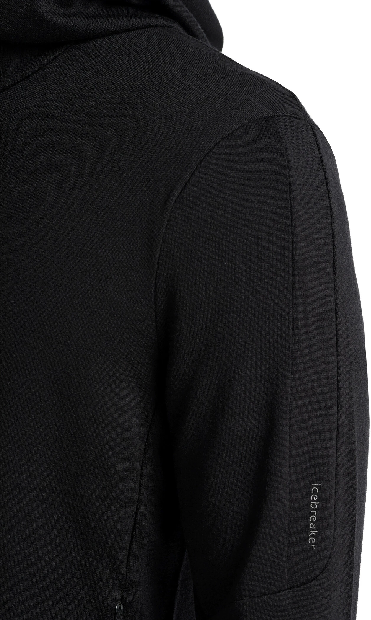 Icebreaker Quantum III LS Zip Hood Jacket Men, Zwart 12 Icebreaker Quantum III LS Zip Hood Jacket Men, Zwart - Afbeelding 10