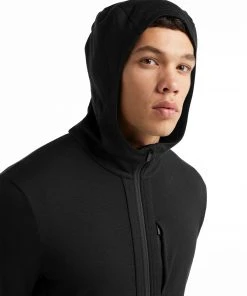 Icebreaker Quantum III LS Zip Hood Jacket Men, Zwart 16 Icebreaker Quantum III LS Zip Hood Jacket Men, Zwart -TROLLKIDS Shop icebreaker quantum iii ls zip hood jacket men black 5
