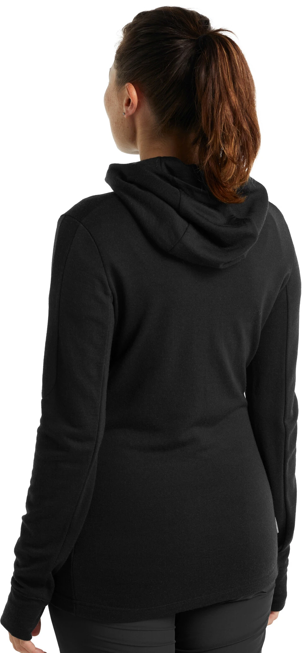 Icebreaker Quantum III LS Zip Hoodie Women, Zwart 8 Icebreaker Quantum III LS Zip Hoodie Women, Zwart - Afbeelding 6