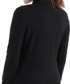 Icebreaker Quantum III LS Zip Jacket Women, Zwart -TROLLKIDS Shop icebreaker quantum iii ls zip jacket women black 3