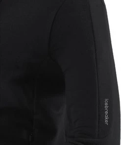 Icebreaker Quantum III LS Zip Jacket Women, Zwart -TROLLKIDS Shop icebreaker quantum iii ls zip jacket women black 8