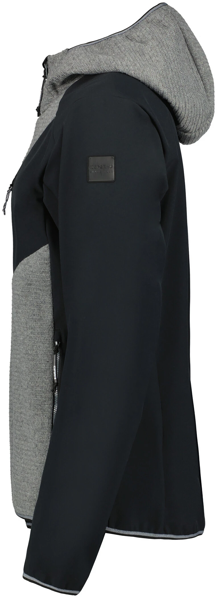 Icepeak Danfort Softshell Jacket Men, Blauw/grijs 4 Icepeak Danfort Softshell Jacket Men, Blauw/grijs - Afbeelding 2