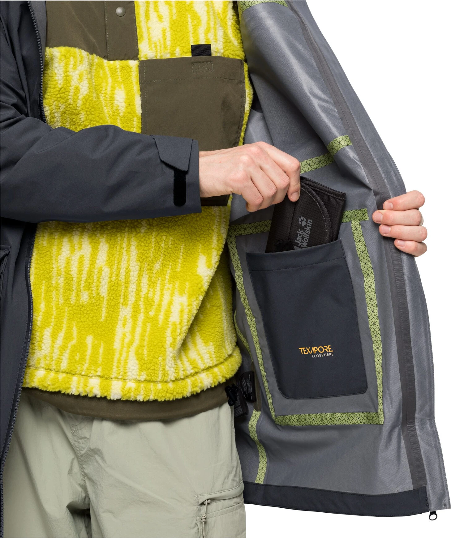 Jack Wolfskin 365 Fearless Parka Men, Grijs 7 Jack Wolfskin 365 Fearless Parka Men, Grijs - Afbeelding 5