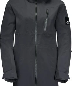 Jack Wolfskin 365 Fearless Parka Women, Grijs