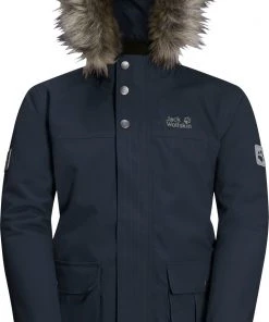 Jack Wolfskin Elk Island 3in1 Parka Boys, Blauw