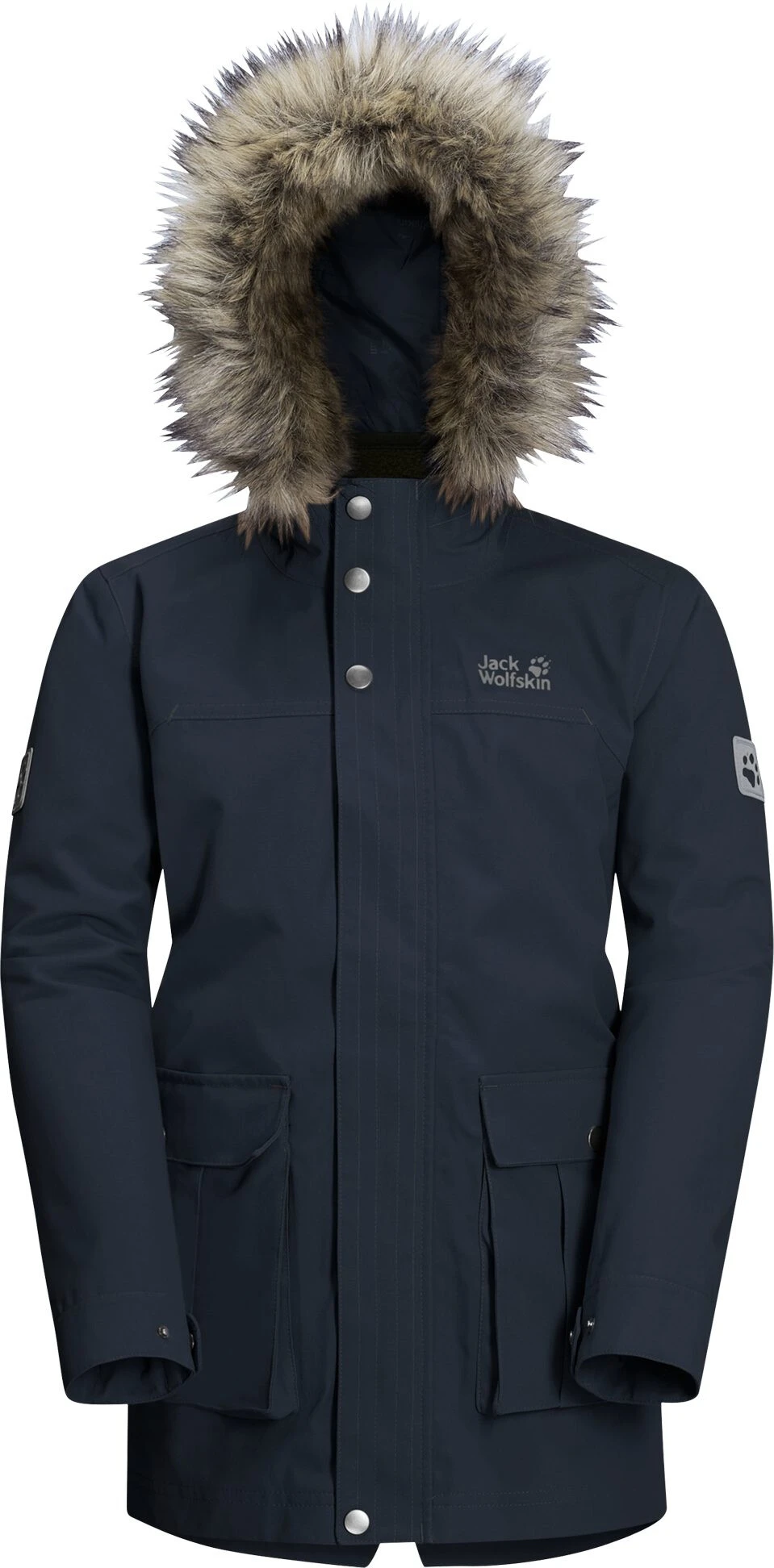 Jack Wolfskin Elk Island 3in1 Parka Boys, Blauw 3 Jack Wolfskin Elk Island 3in1 Parka Boys, Blauw