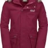 Jack Wolfskin Elk Island 3in1 Parka Girls, Roze