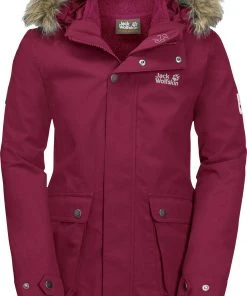 Jack Wolfskin Elk Island 3in1 Parka Girls, Roze