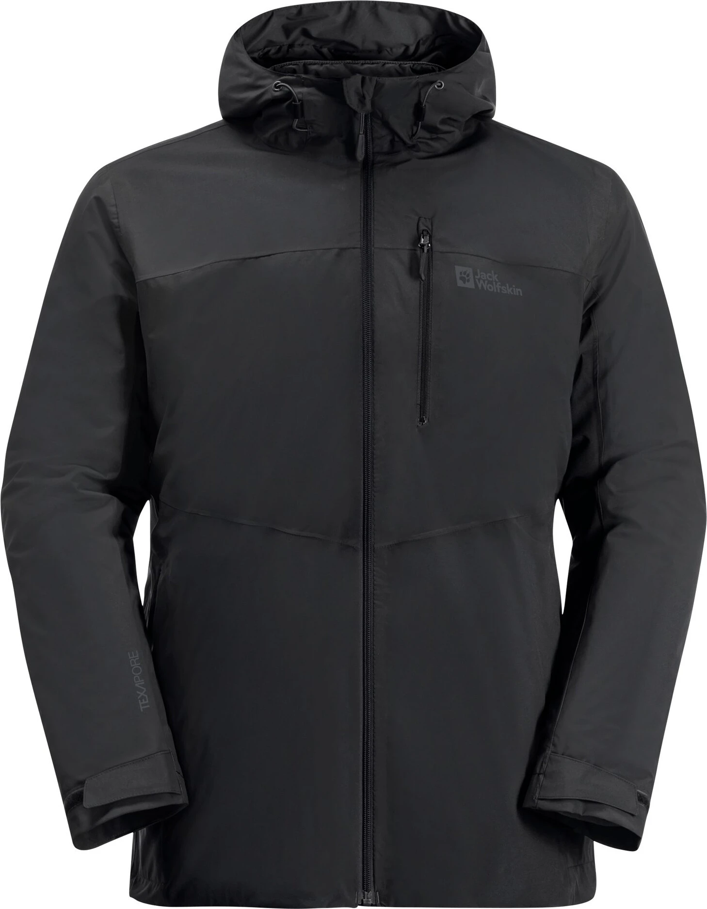 Jack Wolfskin Feldberg 3in1 Jacket Men, Zwart 3 Jack Wolfskin Feldberg 3in1 Jacket Men, Zwart