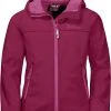 Jack Wolfskin Fourwinds Jacket Kids, Blauw/oranje