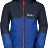 Jack Wolfskin Iceland 3in1 Jacket Boys, Grijs/oranje