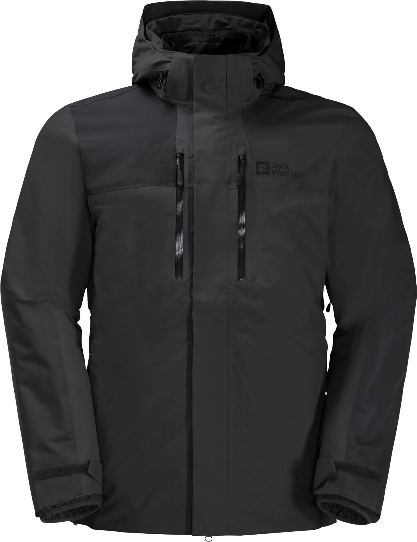Jack Wolfskin Jasper 3in1 Jacket Men, Grijs 3 Jack Wolfskin Jasper 3in1 Jacket Men, Grijs