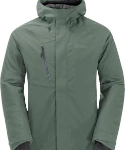 Jack Wolfskin Troposphere Insulated Jacket Men, Blauw