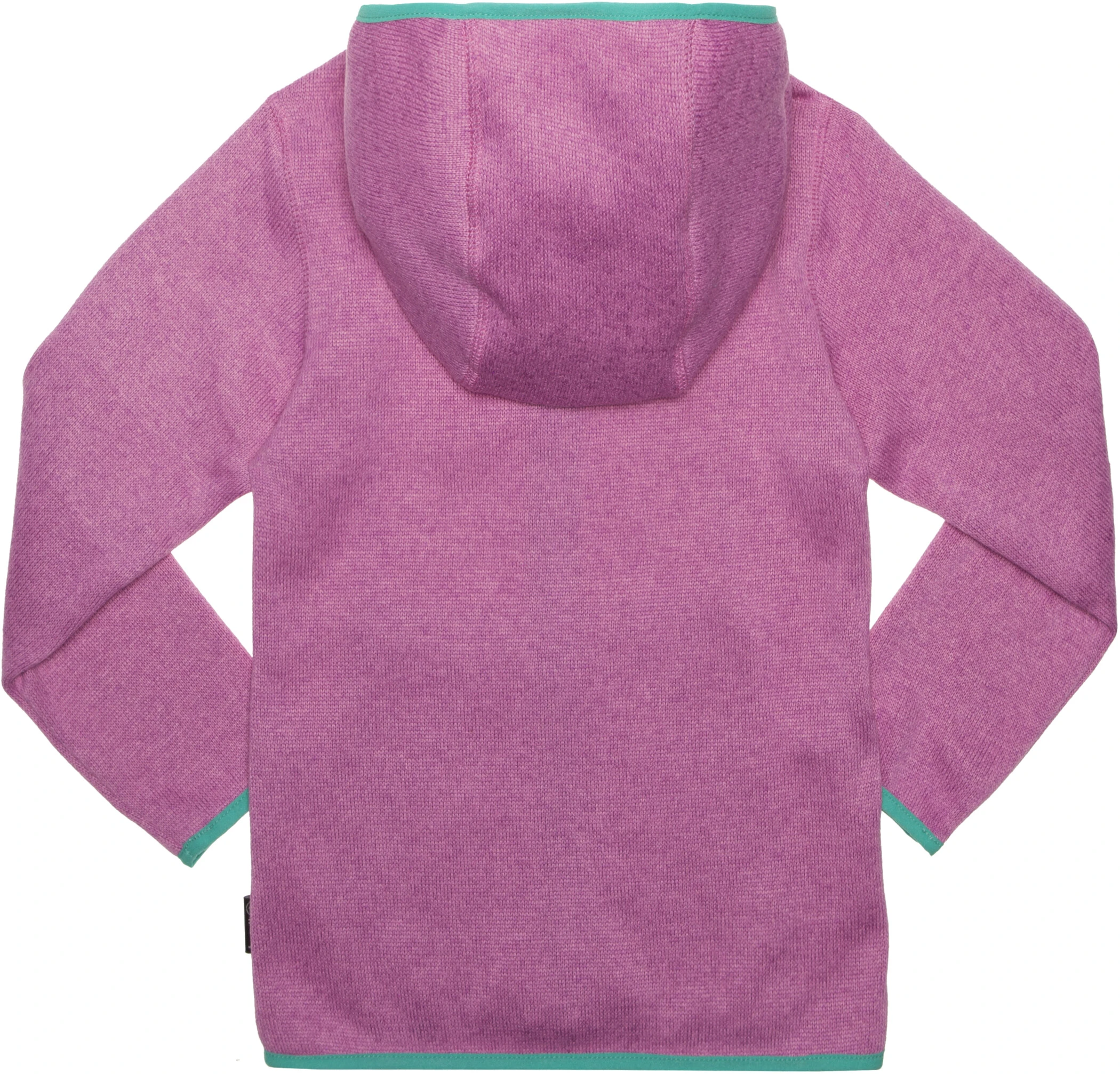 Kamik Dakota Knit Fleece Jacket Girls, Violet 4 Kamik Dakota Knit Fleece Jacket Girls, Violet - Afbeelding 2
