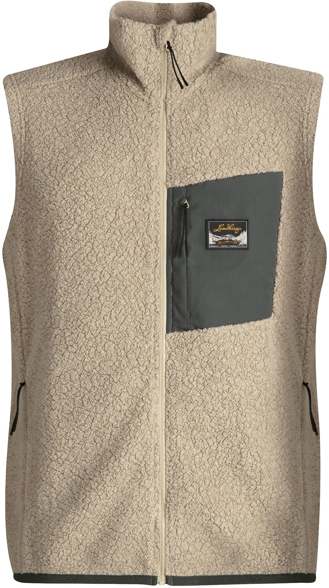 Lundhags Flok Wool Pile Vest Men, Beige 3 Lundhags Flok Wool Pile Vest Men, Beige
