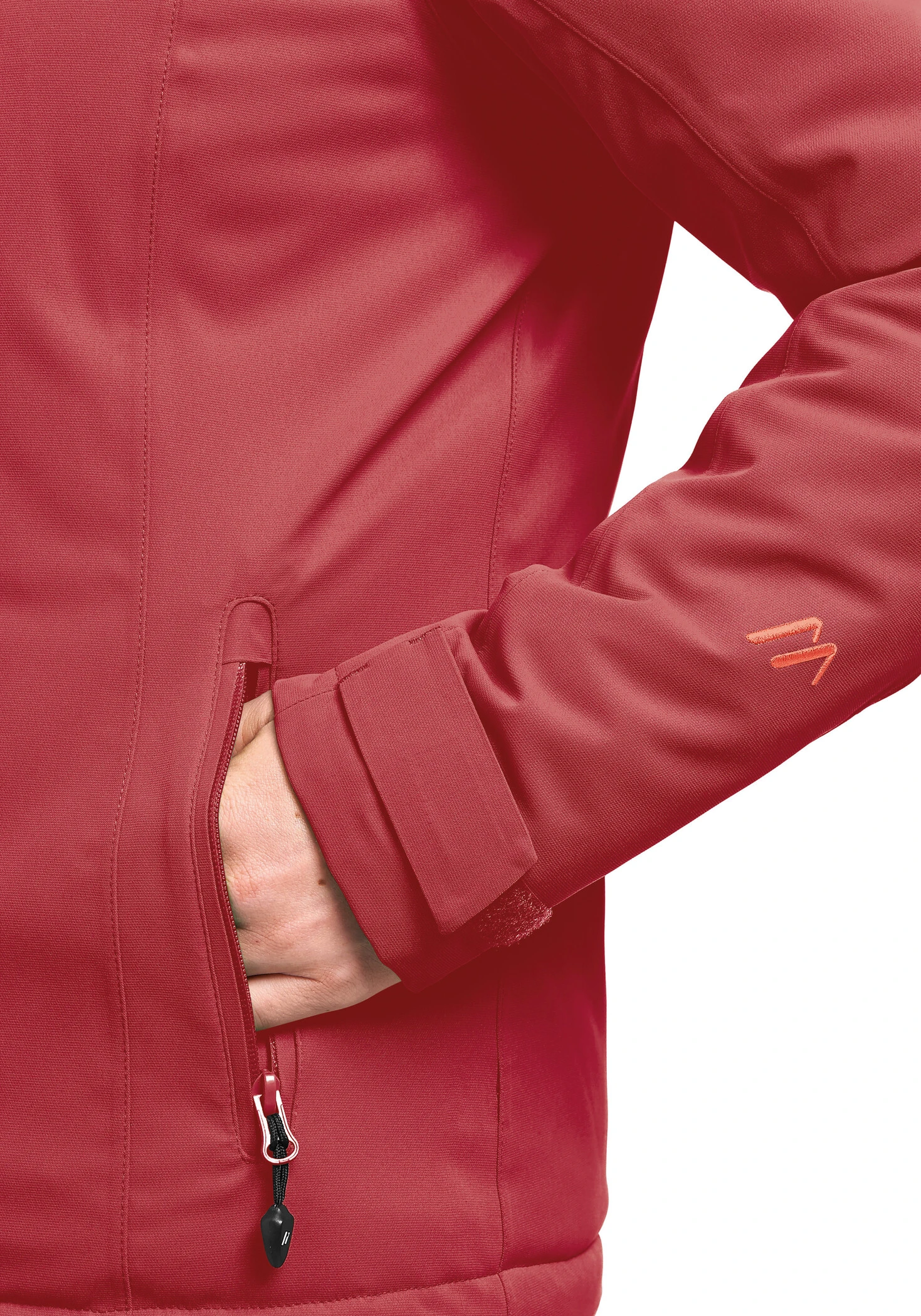 Maier Sports Lisbon Jacket Women, Rood 6 Maier Sports Lisbon Jacket Women, Rood - Afbeelding 4